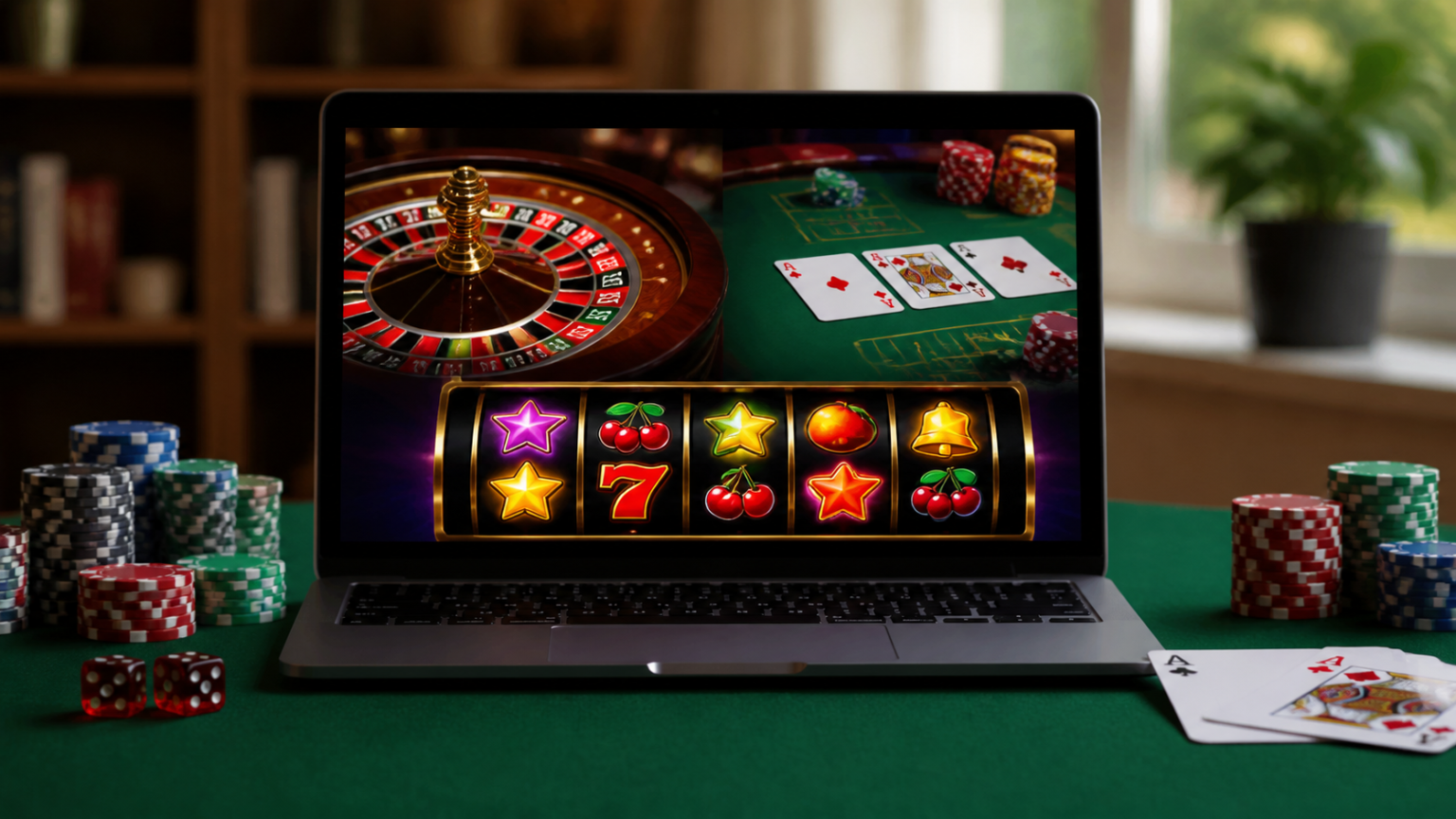 Game variety and software experience: best online casino sites singapore Online casino website displayed on a laptop screen