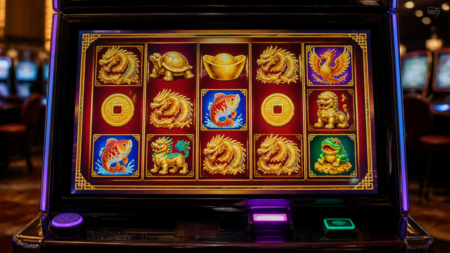 slot casino online malaysia: What Players Should Consider Online slot casino screen with colorful reels and casino symbols